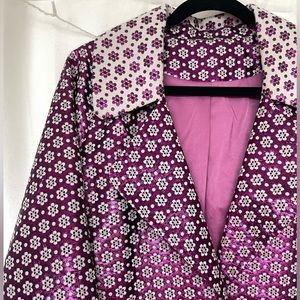 miu miu vibes vintage floral peacoat🌸